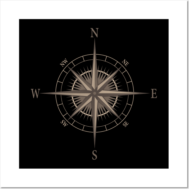 Compass Wall Art by hobrath